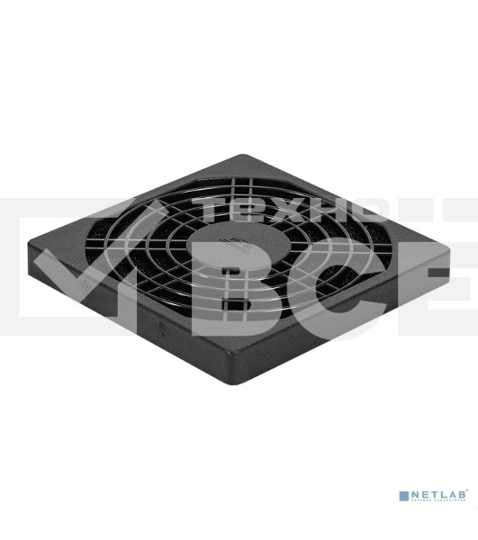 Решетка для вентилятора с фильтром 80х80 ExeGate EG-080PSFB (80x80 мм, пластиковая, квадратная, с пылевым фильтром, черная)