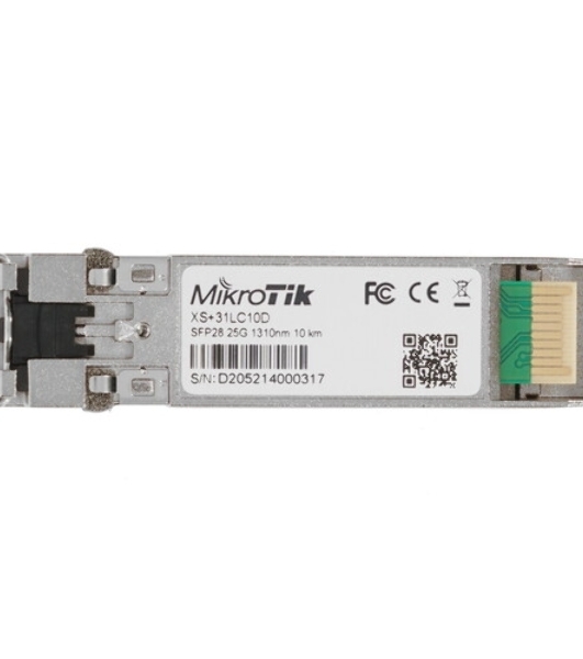 Оптический модуль MikroTik QSFP28 optical module XQ+31LC10D, SM, 10km, 100G