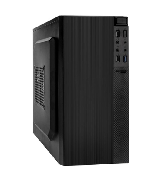 Компьютерный корпус Minitower ExeGate BAA-403U2-AAA400 (mATX, БП AAA400 с вент. 8см, 1*USB/2*USB 3.0, HD Audio, черный)
