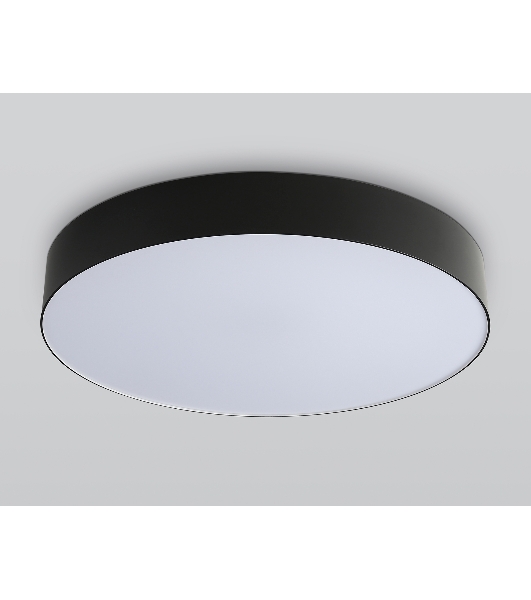 Потолочный светодиодный светильник Ambrella light FZ1365 BK черный IP20 60W 3000-6500K 490*80 (ПДУ ИК)