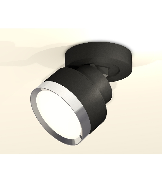 Светильник Ambrella Light XM8102003 SBK/PSL черный песок/серебро полированное GX53 (A2229, A2106, C8102, N8118)