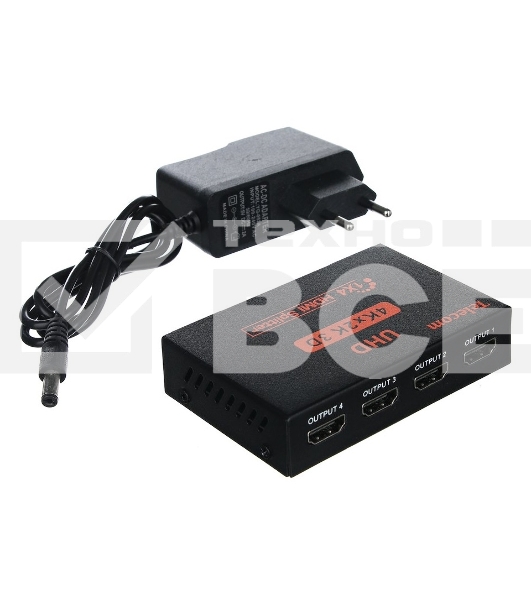 Разветвитель Telecom HDMI 1=>4 4k@30 HZ <TTS7005>