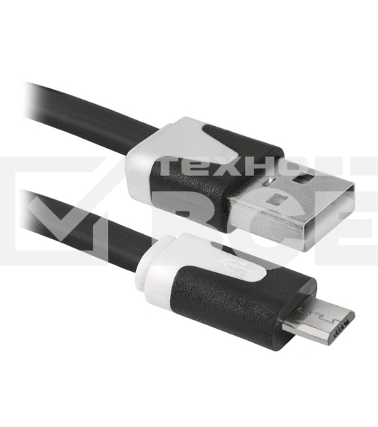 Кабель Defender USB08-03P USB2.0 AM-MicroBM, 1.0м