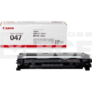 Картридж лазерный CANON 047 BK черный (1600 стр.) для CANON LBP112/LBP113W