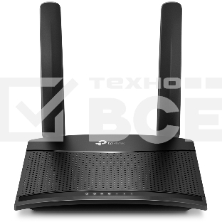 Роутер беспроводной TP-Link TL-MR100 N300 10/100BASE-TX/4G(3G) cat.4 черный