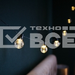 Лофт-гирлянда светодиодная 5 м, черный ПВХ, 20 LED, теплое белое свечение NEON-NIGHT, фото3