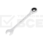 Ключ комбинированный трещоточный Rexant 17 мм, CrV, зеркальный хром, фото 1