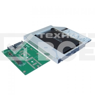 Сменный бокс для HDD/SSD AgeStar SMNF2S SATA металл серебристый 2.5