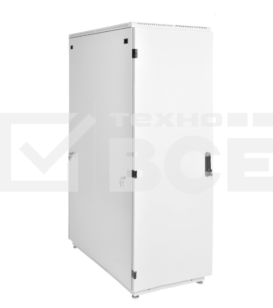Шкаф коммутационный ЦМО ШТК-М-42.8.10-3ААА 42U 800x1000мм пер.дв.металл задн.дв.стал.лист 2 бок.пан. 500кг серый