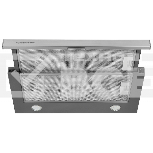 Встраиваемая вытяжка Kuppersberg SLIMLUX IV 60 X, ширина 60 см, отвод/рециркуляция, 550 м3/час, механическое управление, 3 скорости, светодиодное освещение 2х4 Вт, металлические жироулавливающие фильтры, угольный фильтр(опция), цвет нержавеющая сталь(ПОЛЬ
