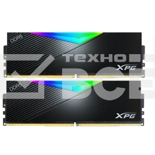 Оперативная память XPG Lancer RGB, DDR5, 64GB (2x32GB), 6000MHz, CL30, DIMM, с радиаторами, RGB, черный