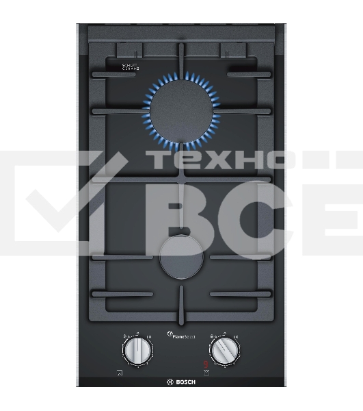 Газовая варочная поверхность Bosch PRB3A6D70M черный