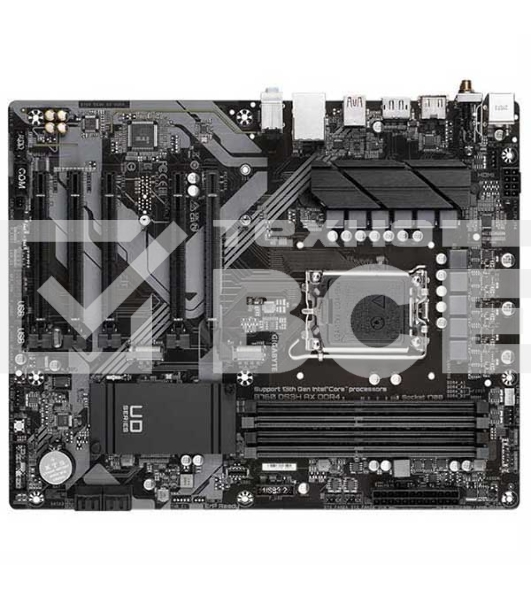 Материнская плата Gigabyte B760 DS3H, LGA 1700, Intel B760, 4xDDR5, 4xSATA, 2xM.2, 1xPCIe 4.0 x16, 4xPCIe 3.0 x1, 1xHDMI, 1xDP, 1x 1Gb LAN, 1xUSB 3.2 Gen 2, 1xUSB 3.2 Gen 2x2, 4xUSB 2.0, 3x3.5 мм, 7.1, ATX