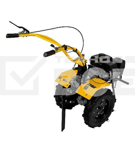 Мотоблок Denzel DPT-370X, 7 л.с., диск.сцеп, шир 90 см, глуб 35 см, фрез 3х4, ВОМ, передачи 3В/1Н