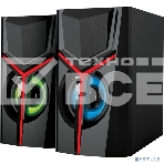 Колонки 2.0 Qumo TRON AS007, 10 ВТ, объемное звучание, RGB подсветка, USB+Jack 3,5мм, фото4