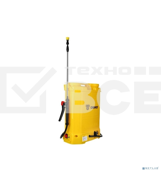 Опрыскиватель Deko DKSP10 16л желтый (065-0954)