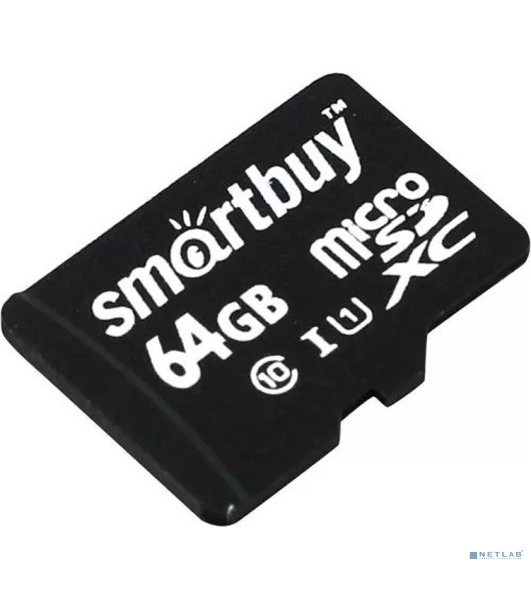 Флеш карта Micro SDHC 64Gb Smartbuy Class 10 UHS-1 (без адаптера)