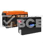 Комплект ИБП EX295993RUS + батарея 65Aч EX282982RUS 1шт (инвертор, синус, для котла, PF=1, настенный) ExeGate IdealSine SR-1000.LCD.2SH  <1000VA/1000W, чистая синусоида, цветной LCD-дисплей, 2*Schuko, крепление настенное, Black> + батарея ExeGate HR 12-65, фото2