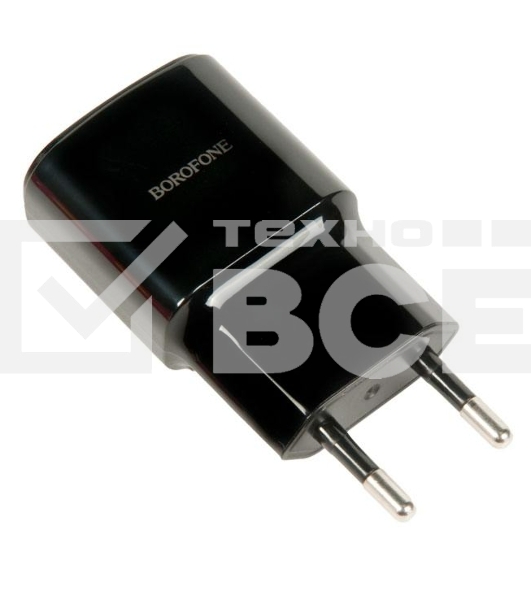 Зарядное устройство BOROFONE BA48A Orion single port charger(EU), черный