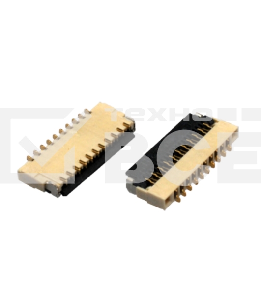 Разъем FPC Flip-Lock 0510-16RLGF 16 pin высота 1мм шаг 0,5мм