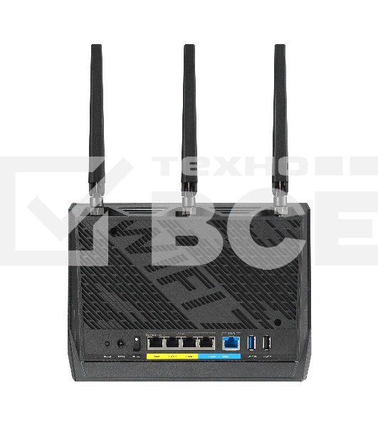 Маршрутизатор ASUS RT-BE86U, черный/красный, 90IG08W0-MO9A0V