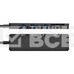 Док-станция 4-в-1 ExeGate DUB-2213C/CR (кабель-адаптер USB Type-C --> 2xUSB2.0+ 1xUSB3.0+Card Reader, Plug&Play, черный), фото3