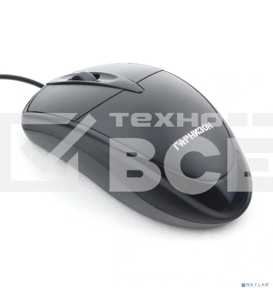 Мышь проводная Гарнизон GM-225XL черный, 1000 dpi, USB, кнопки - 3
