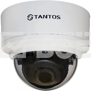 Уличная 2 мегапиксельная купольная антивандальная IP-камера Tantos TSi-Ve25VPA 2.8-12 мм