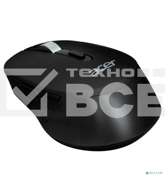 Мышь беспроводная Acer OMR310 черный, 1600 dpi, радиоканал, Bluetooth, USB, кнопки - 7