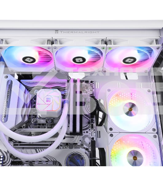 Водяное охлаждение для процессора Thermalright Aqua Elite 360 White ARGB V3 (360mm, White, ARGB/ Fans: 3x120mm, 66.17CFM, 25.6dBA, 1500RPM/ Pump height 53mm, 23dBA, 3300RPM, Rad thickness 27mm/ S: 1200, 1700, 1851, 2011, 2066, 115X, AM5, AM4)