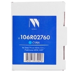 Картридж лазерный NVPrint совместимый Xerox 106R02760 Cyan для Phaser 6020/6022/WorkCentre 6025/6027 (1000k), фото2