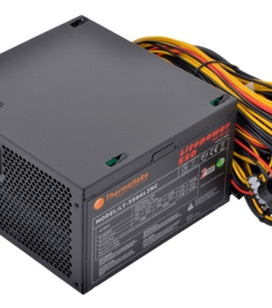 Блок питания Thermaltake ATX 550W LT-550P (24+4+4pin) APFC 120мм fan 5xSATA RTL