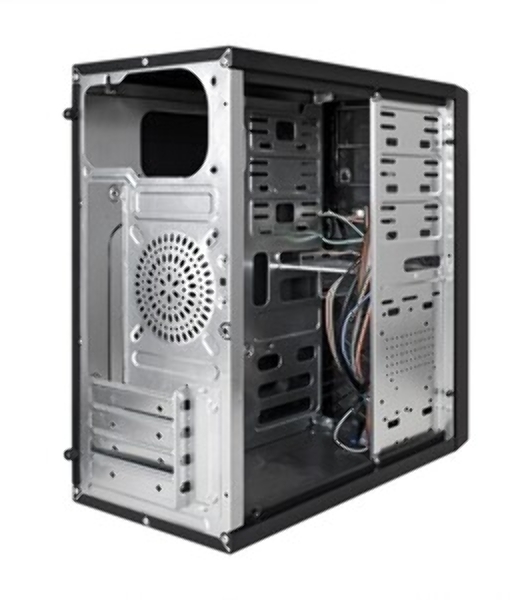 Компьютерный корпус ExeGate EX284031RUS Minitower BA-203U Black, mATX, (AA500, 80мм), 2хUSB+1хUSB 3.0, Audio