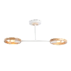 Светильник Ambrella light TR8243/2 WH/LWD белый/светлое дерево E27/2 max 40W 590*165*220, фото7