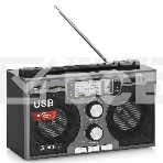 Радиоприемник портативный Сигнал БЗРП РП-306 черный USB SD, фото 1