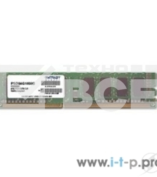 Оперативная память Patriot, DDR3, 4GB (1x4 GB), 1600 MHz, CL11, DIMM