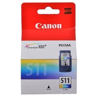 Картридж струйный CL-511 (2972B007) для Canon PIXMA MP240, PIXMA MP260, PIXMA MX320, PIXMA MX330 EMB, Цветной, 244стр., 9 мл.