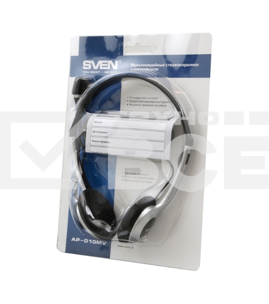 Наушники SVEN AP-010MV Наушники с микрофоном