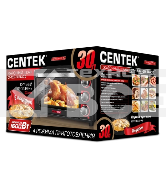 Жарочный шкаф Centek CT-1537-30 черный