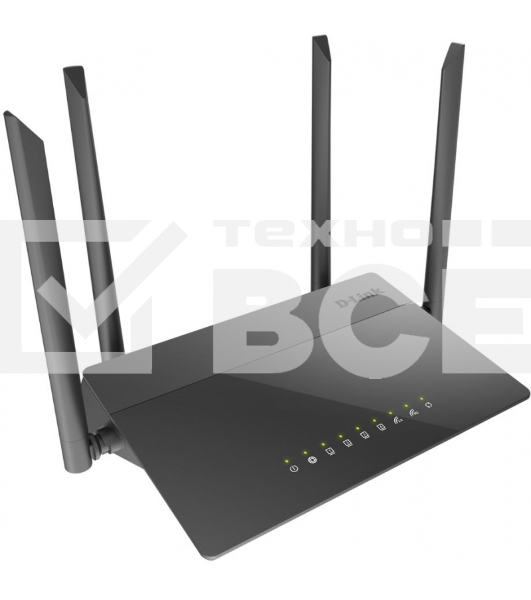 Маршрутизатор беспроводной D-Link DIR-841/RU/A1B, Wireless AC1200 Dual-Band Router with 1 10/100/1000Base-T WAN port and 410/100Base-TX LAN ports.802.11b/g/n compatible, 802.11AC up to 866Mbps,1 10/100/1000Base-T WAN port, 4