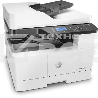 МФУ лазерный HP LaserJet MFP M443nda (8AF72A), A3, ч/б, печ. до 25 стр/мин. (А4) до 13 стр/мин. (А3), скан. до 21 стр/мин., 1200 x 1200 dpi (печать) 600x600dpi (скан.), USB, RJ-45
