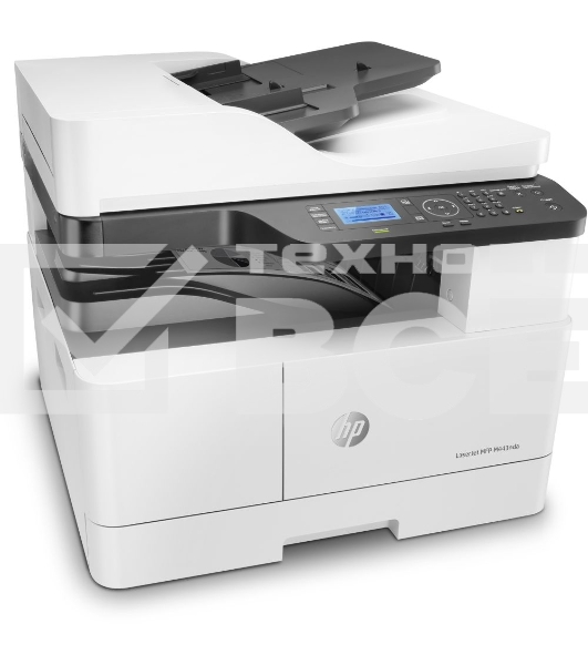 МФУ лазерный HP LaserJet MFP M443nda (8AF72A), A3, ч/б, печ. до 25 стр/мин. (А4) до 13 стр/мин. (А3), скан. до 21 стр/мин., 1200 x 1200 dpi (печать) 600x600dpi (скан.), USB, RJ-45