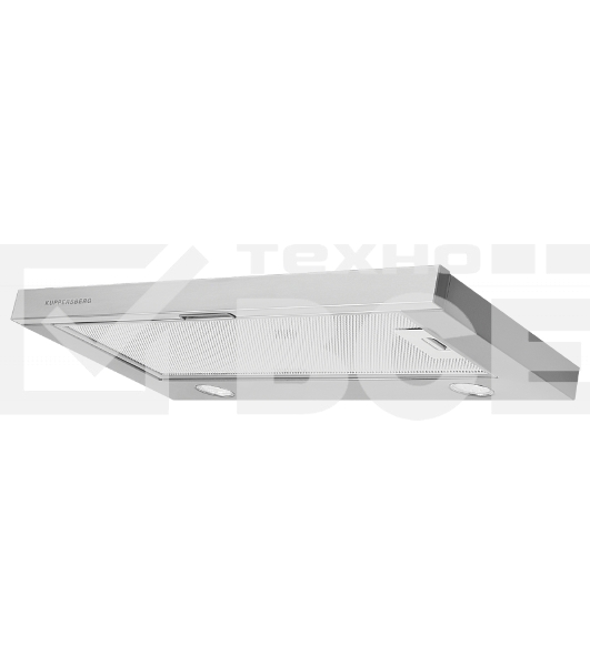 Встраиваемая вытяжка Kuppersberg SLIMLUX IV 60 X, ширина 60 см, отвод/рециркуляция, 550 м3/час, механическое управление, 3 скорости, светодиодное освещение 2х4 Вт, металлические жироулавливающие фильтры, угольный фильтр(опция), цвет нержавеющая сталь(ПОЛЬ