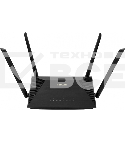 Роутер ASUS RT-AX53U  802.11b/g/n/ac/ax, до 574 + 1201 Mbps, 2,4 + 5 гГц, 4 антенны, USB