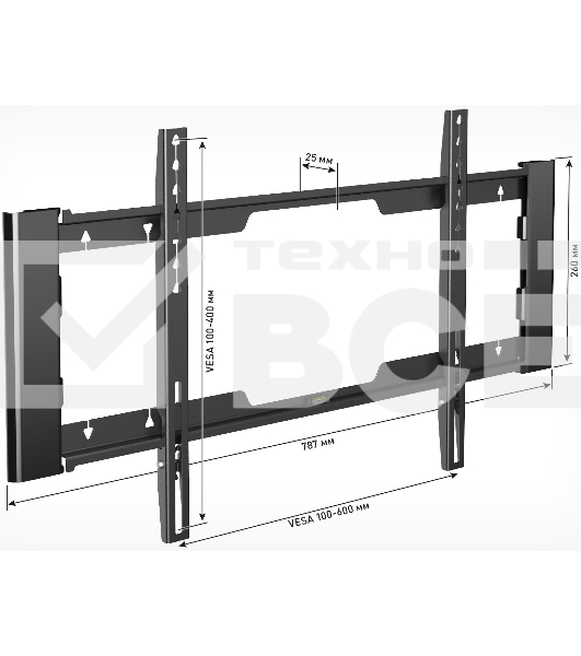 Кронштейн Holder LCD-F6910-B черный