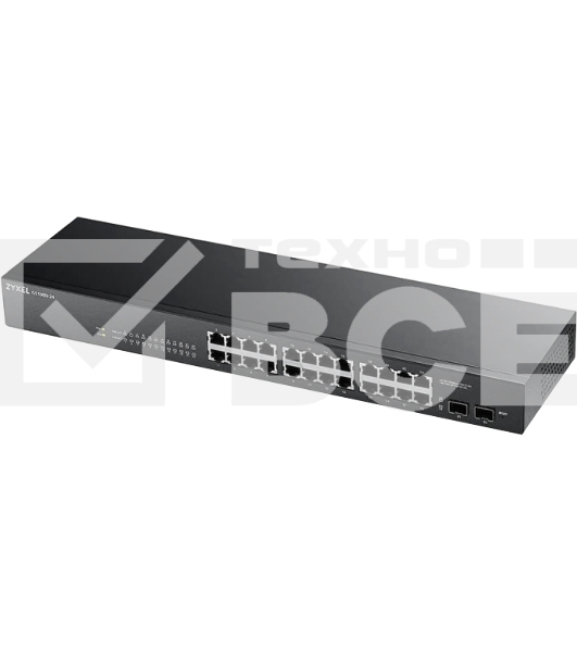 Коммутатор Smart L2 Zyxel GS1900-24, rack 19