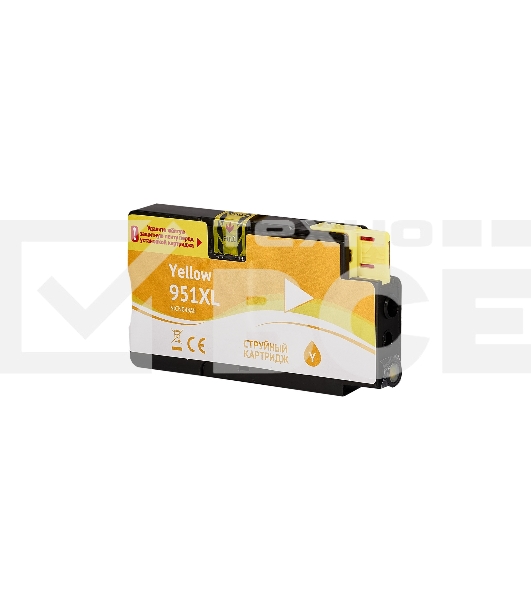 Струйный картридж Sakura CN048AE (№951XL Yellow) для HP, желтый, 26 мл., 1500 к.