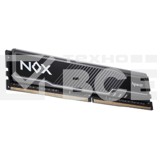 Оперативная память Apacer Nox, DDR4, 16GB (1x16 GB), 3200 MHz, CL16, радиатор, чёрный