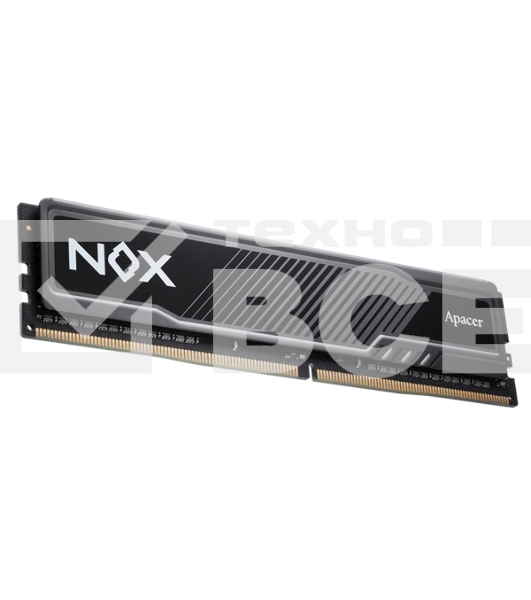 Оперативная память Apacer Nox, DDR4, 16GB (1x16 GB), 3200 MHz, CL16, радиатор, чёрный
