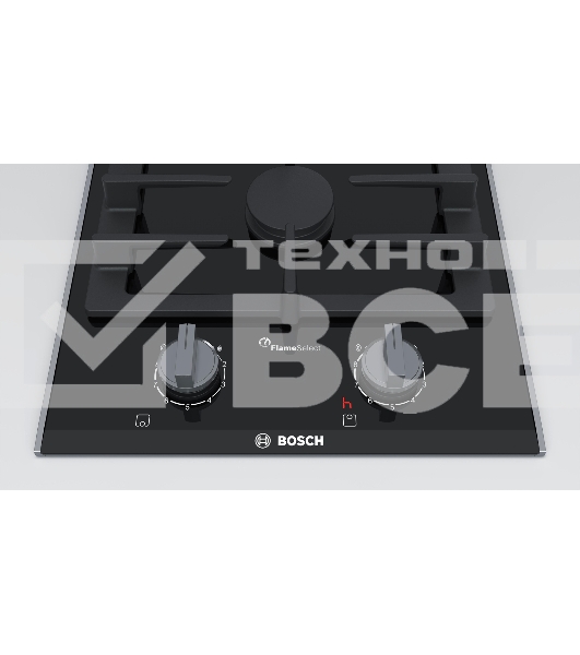 Газовая варочная поверхность Bosch PRB3A6D70M черный